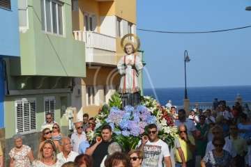 Procesión marítimo-terrestre de Melenara 2018 (Foto TA)